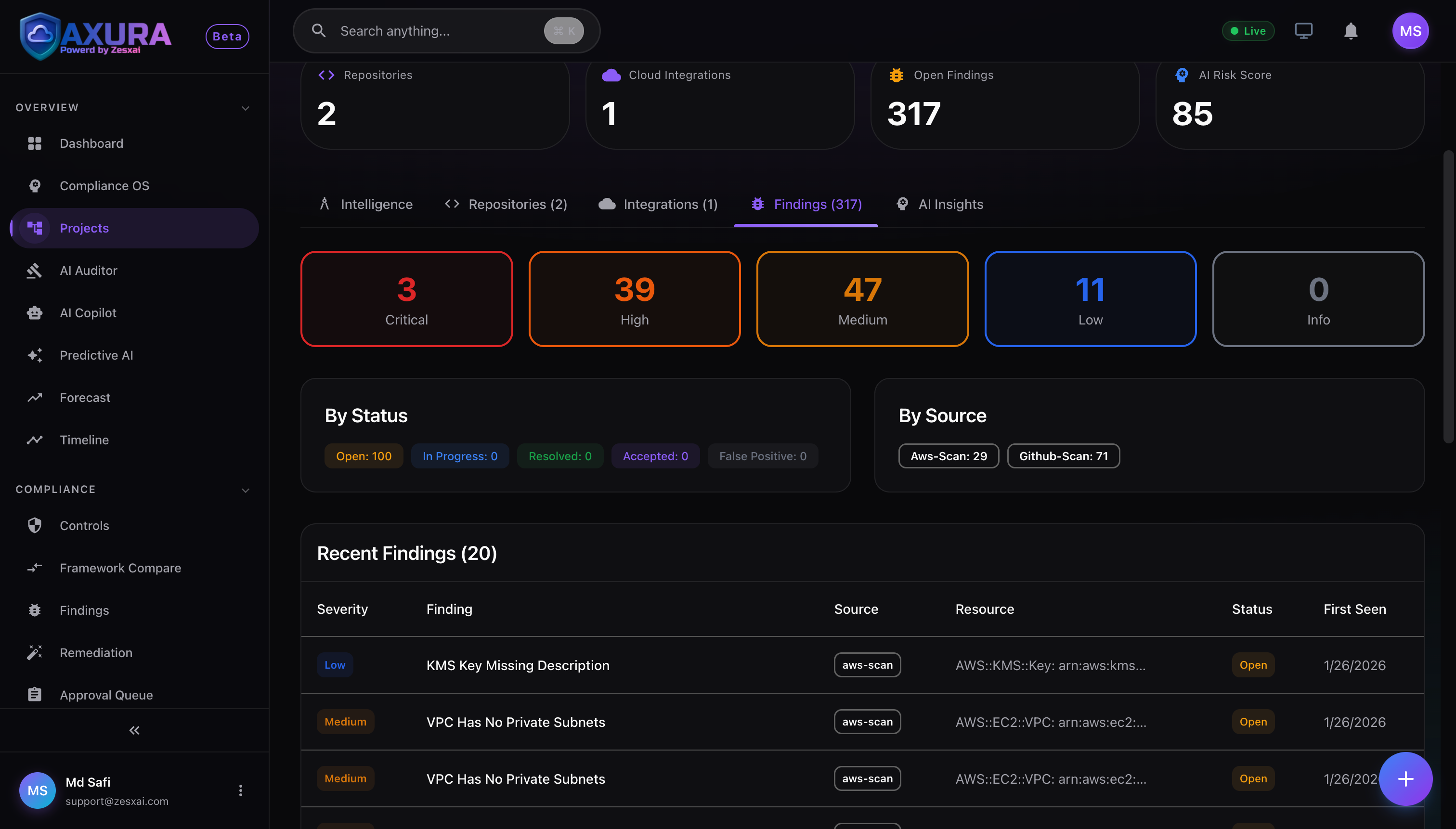 Axura — AI Compliance Copilot - Screenshot 4