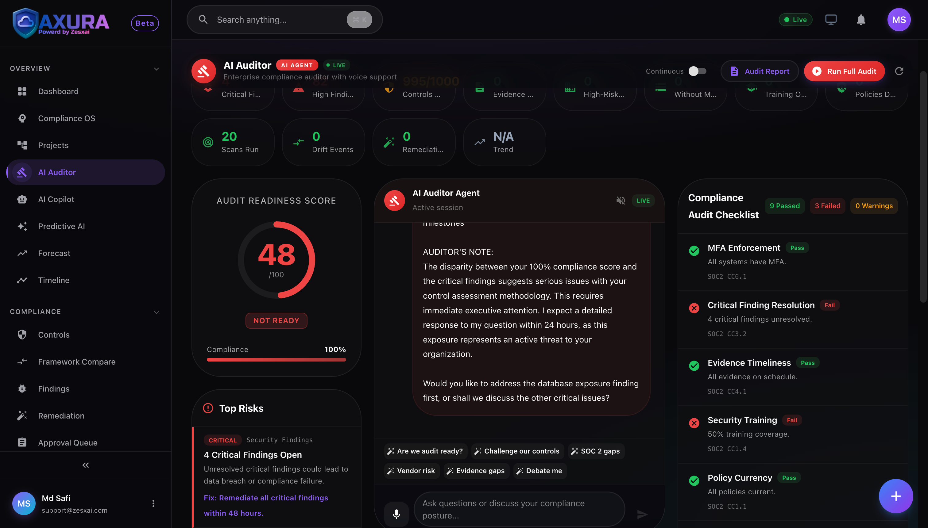 Axura — AI Compliance Copilot - Screenshot 5