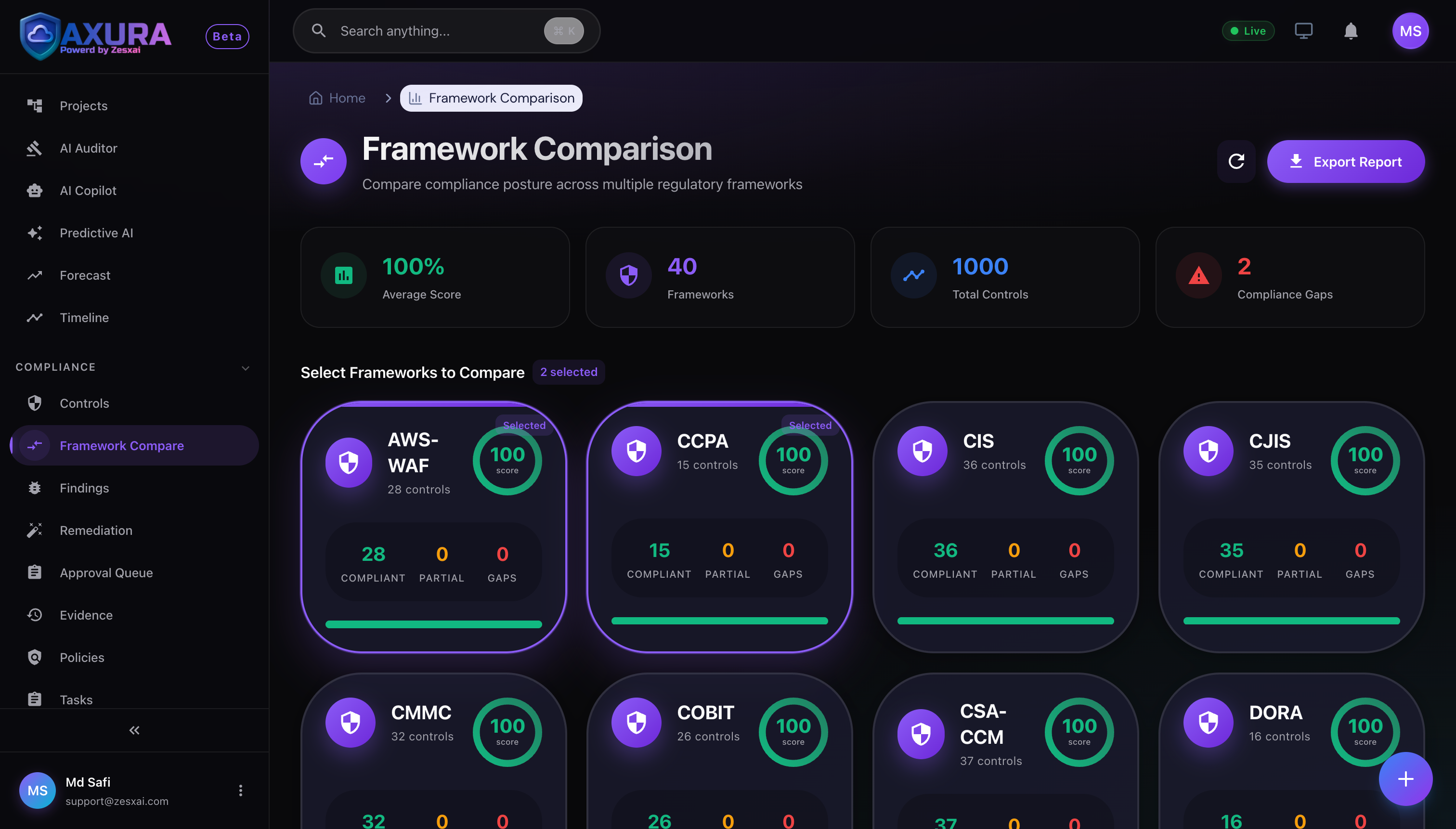 Axura — AI Compliance Copilot - Screenshot 7