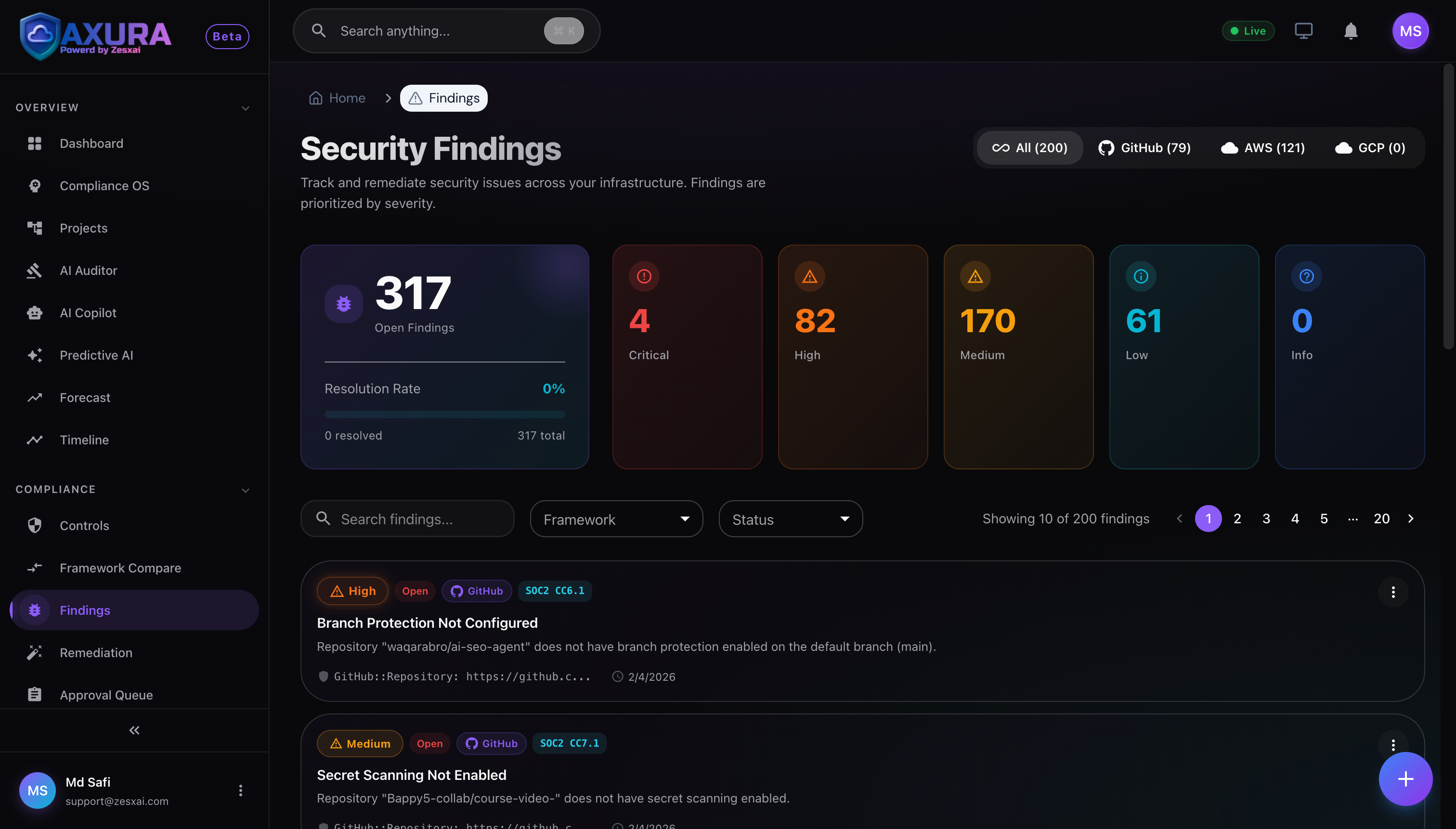 Axura — AI Compliance Copilot - Screenshot 8