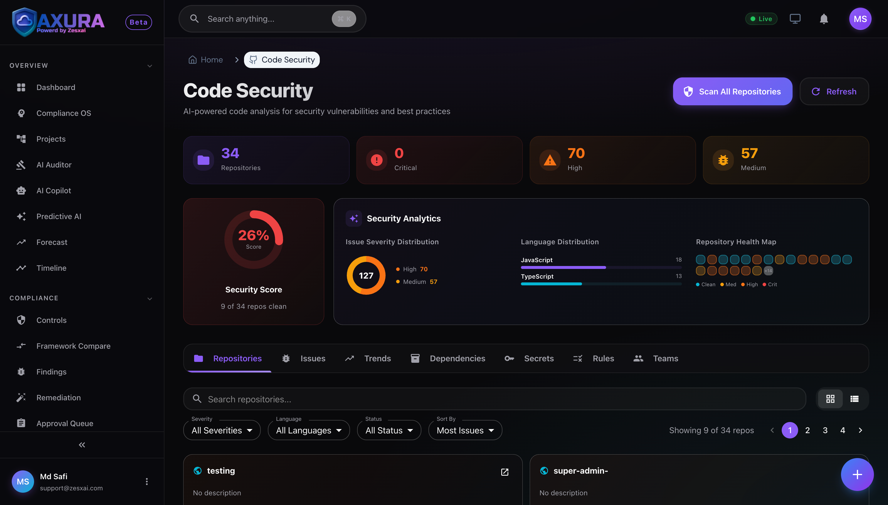 Axura — AI Compliance Copilot - Screenshot 11