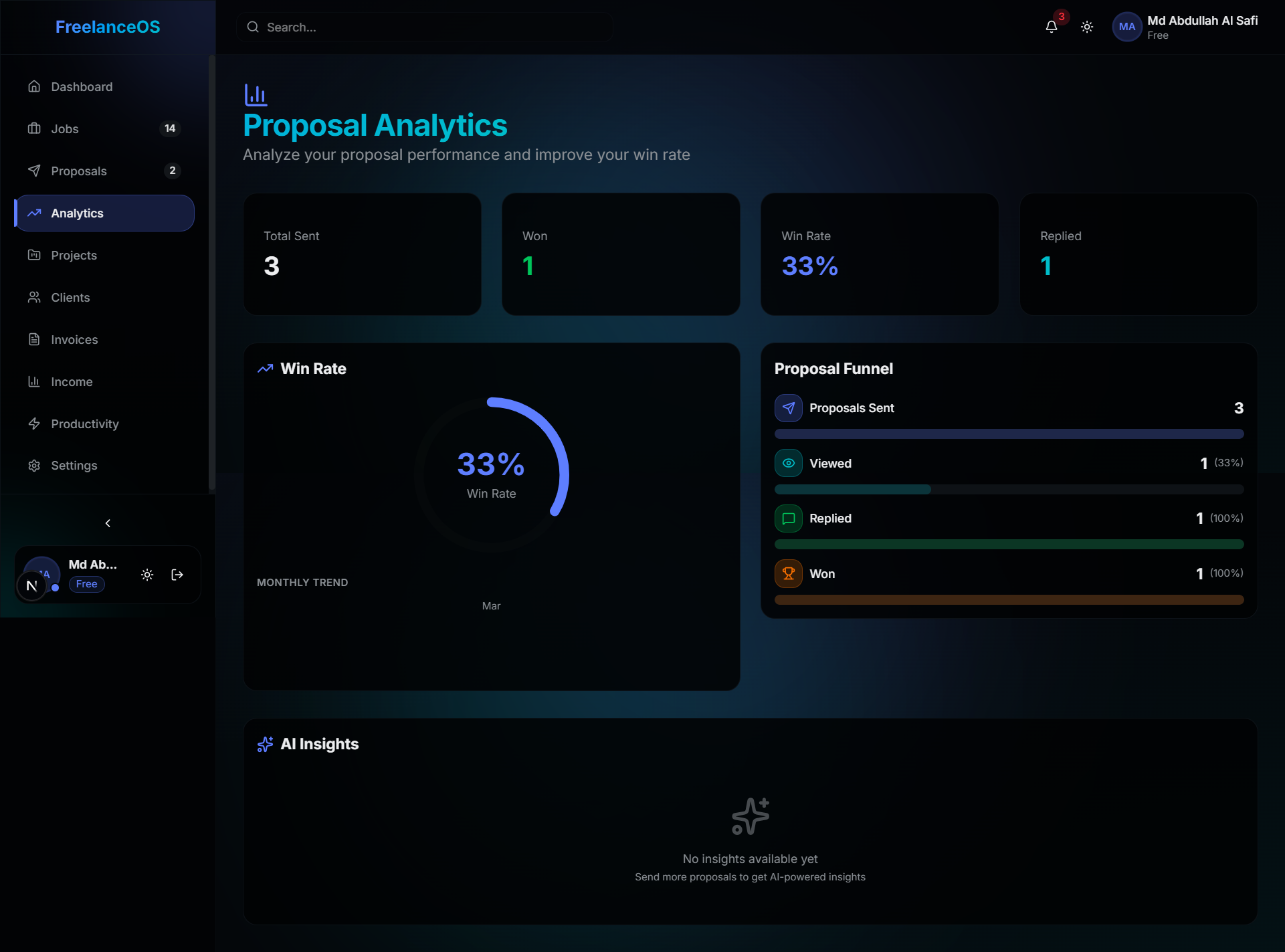 FreelanceOS - Screenshot 3