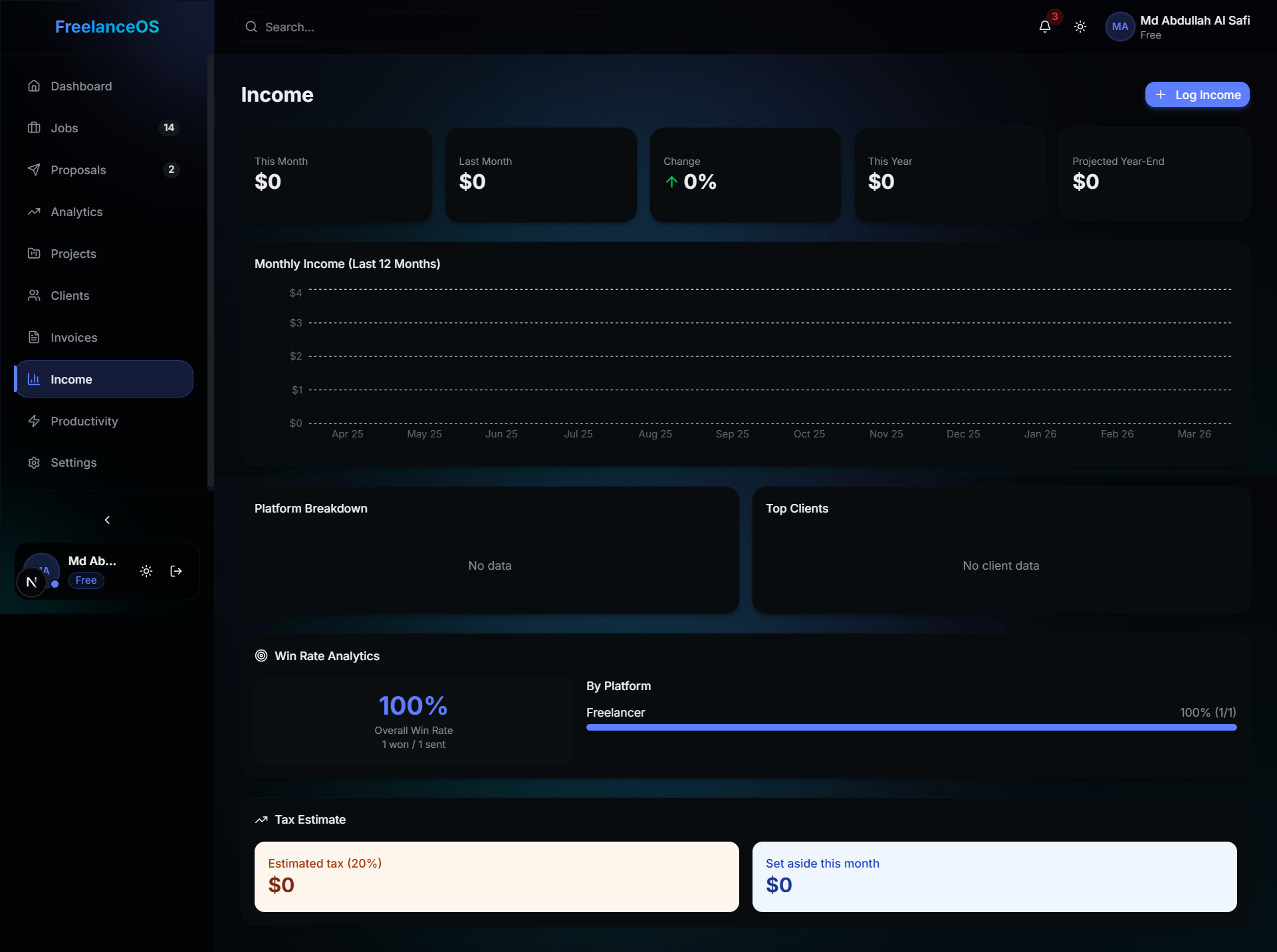 FreelanceOS - Screenshot 7