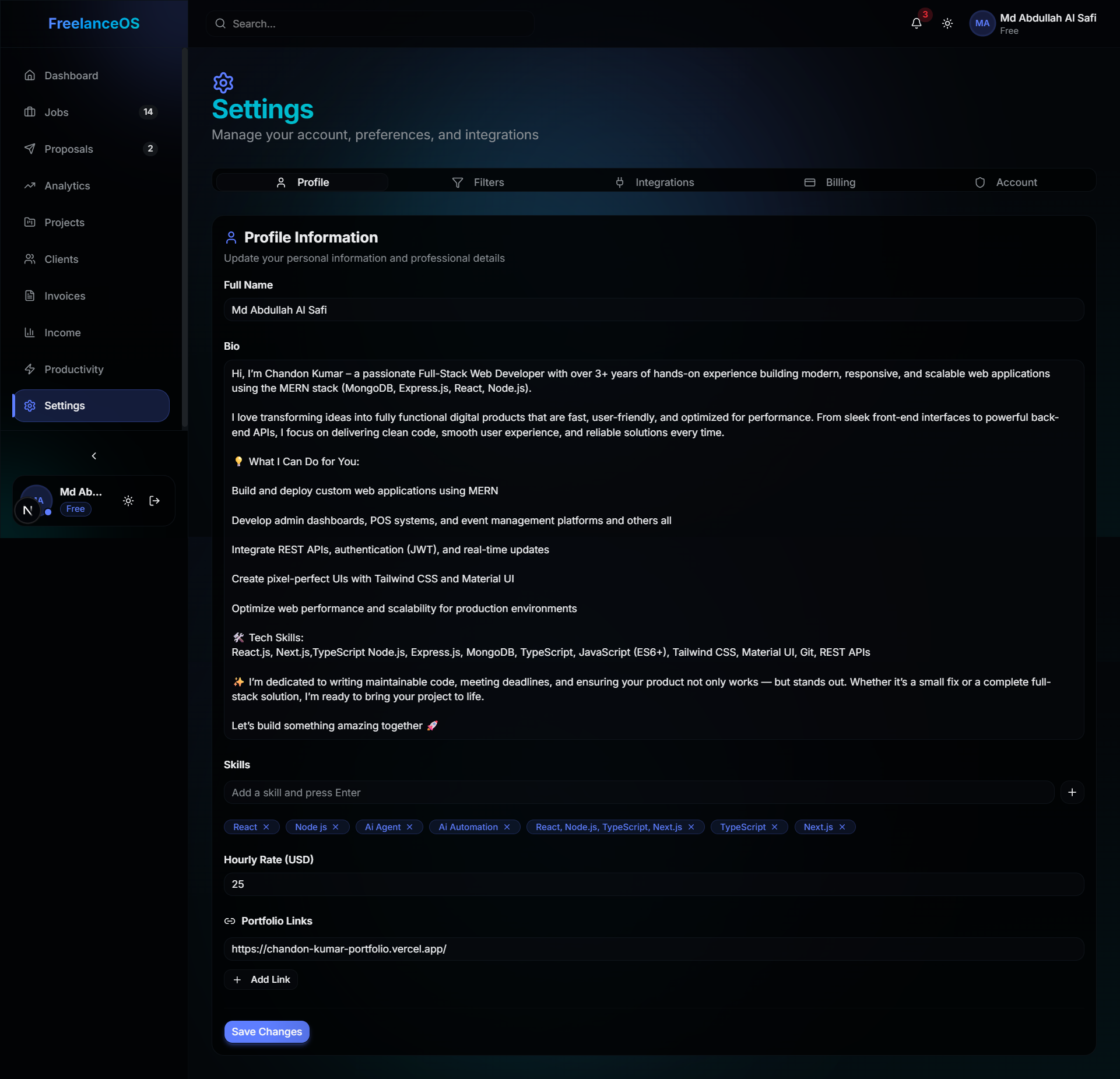 FreelanceOS - Screenshot 9